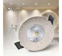 mega lumen Spot Led Encastrable, Spot Salle de Bain IP44, 5W 520LM Spots de Plafond Extra Plat, Blanc Chaud 3000K/Blanc Neutre 4000K/Blanc Froid 6000K pour Cuisine Salon, Ø68-74mm IRC90+