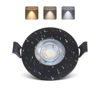 mega lumen Spot Led Encastrable, Spot Salle de Bain IP44, 5W 520LM Spots de Plafond Extra Plat, Blanc Chaud 3000K/Blanc Neutre 4000K/Blanc Froid 6000K pour Cuisine Salon, Ø68-74mm IRC90+