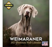 MegaCalendars Calendrier mural 2026 - 16 mois de race de chien - Grands blocs quotidiens, papier épais sans bavure, fabriqué aux États-Unis