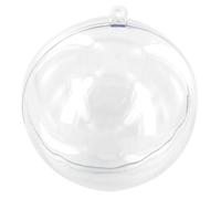 MégaCréa DIY - Boule en plastique cristal transparent 20 cm