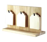 MegaCrea DIY Calendrier perpétuel en Bois 20 x 12,5 x 8 cm