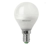 MEGAMAN _ AMPOULE STEP DIMMING/SPHERIQUE / E14 / 3 NIVEAUX DE GRADATION 100-60 - 20% / 6W / 470LM / 4000K / 25 000 HRS_MM05211