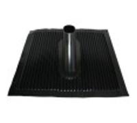 Megasat tuile plastique-alu 500x440mm noir (1800293)