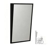 MegLob Grand Miroir Mural En Acier Inoxydable ;Miroir Pleine Longueur Pour Les Utilisateurs De Fauteuils Roulants ;Angle D'inclinaison Fixe;Centres Commerciaux,Aux Hôtels Et Aux Campus,Aa30*50cm