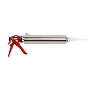 MEHOOSPVN Pistolet à joints en acier inoxydable pour mortier - Outil de pulvérisation pour pointes de brique et carrelage - Pompe à mortier manuelle - Seringue à joints - Pistolet à mortier