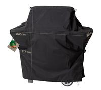 Housse de protection haut de gamme pour barbecue à gaz de forme trapézoïdale, dimensions : 152 x 62 x 117 cm