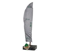 Mehr Garten Housse parasol déporté 265x40/70/50 cm, Oxford 600D | imperméable, anti-UV, résistant à la déchirure avec tige, fermeture éclair et cordon