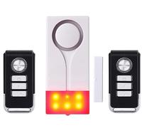 Meichoon Alarme de fenêtre de Porte pour Home Security Sensor Wireless Anti-Theft Burglar DIY Protection Idéal pour Pool Garage Office Apartment et RV avec 2 télécommandes