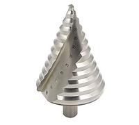 Meichoon Grand lot de forets coniques étagés HSS de 6 à 60 mm à rainures hélicoïdales en 12 tailles Outil de perçage conique en cobalt trou Élargissement de la feuille de métal Feuille de PVC - DC18