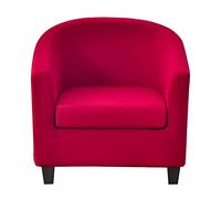 Meigeh Housse de Chaise Chesterfield Housse de Fauteuil Club Housse de Fauteuil Cabriolet 1 siège Rouge