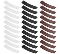 MeiHongJiaYe 30 Pièces Cales Meubles en Plastique, Cales de Nivellement | Cales Réglables pour Meubles, Supports de Nivellement pour Armoire Commode Pieds de Table/Chaise (3 Couleurs)