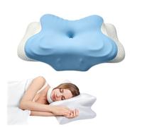 MEIION SOYA Paris Oreiller 3.0 Original,Conception Ergonomique | Oreiller Papillon Confortable pour Sommeil Profond,Housse Lavable Respirante