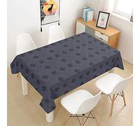 Meiju Mateju Nappe Rectangulaire Anti Tache, Style Minimaliste Bohemia Imperméable Anti-Moisissure Anti-Poussière Antifouling Polyester, Lavable et Facile d'entretien Cuisine Fête (100x140cm,6)
