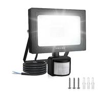 MEIKEE Projecteur exterieur detecteur de mouvement 25 W 2100 LM 6500 K | lumière detecteur extérieure LED lampe de sécurité blanche froide, IP66 étanche pour allée, jardin, et garage