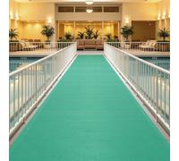 MEILIPA Tapis de Drainage en PVC 150 x 110 cm Antidérapant Tapis de Sol Commercial Imperméable en Caoutchouc Peut Être Coupé pour Zone Humide, Piscine, Buanderie, Vert