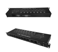 Meilleure qualité lumière de scène amplificateur de Signal DMX contrôleur de lumière de scène DMX512 séparateur 8 voies DMX distributeur pour équipement de scène