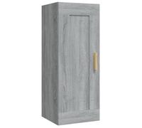Meilleures Armoire murale - Meuble étagère d'exposition - Sonoma gris 35x34x90 cm - bois d'ingénierie SSDC4246762
