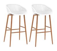 Meilleures Ensemble de Chaises de bar | lot de 2| blanc SSD71049333