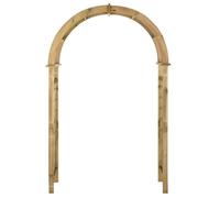 Meilleures Jardinière-Arche avec treillis Bois de pin vert imprégné SSD9936963