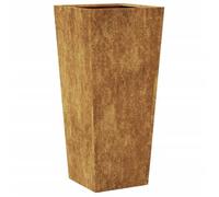 Meilleures Jardinière - SHOP - Pot de fleurs-Bac à fleurs 35x35x75 cm acier résistant aux intempéries SSD3707779