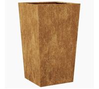 Meilleures Jardinière - SHOP - Pot de fleurs-Bac à fleurs 45x45x75 cm acier résistant aux intempéries SSD7093225