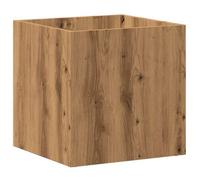 Meilleures Jardinière - SHOP - Pot de fleurs-Bac à fleurs chêne artisanal 40x40x40 cm bois d'ingénierie SSD4058517
