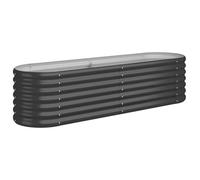 Meilleures Lit surélevé de jardin - SHOP -Jardinière-Bac à fleurs Acier enduit de poudre Anthracite SSD4098265