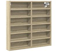 Meilleures Meuble étagère d'exposition-Armoire à vitrine-chêne sonoma 60x8,5x58 cm - bois d'ingénierie SSDC7260243
