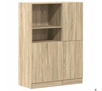 Meilleures Meuble étagère d'exposition-Ensemble d'armoires de cuisine - 2 pcs - chêne sonoma SSDC5735868