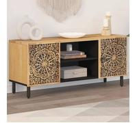 Meilleures Meuble TV 105x33x46cm - Bois massif de manguier SSD33039984