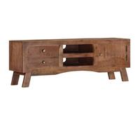 Meilleures Meuble TV 110x30x40cm - bois de manguier brut SSD14175537