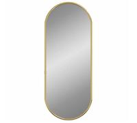 Meilleures Miroir mural | miroir déco pour salle de bain salon chambre ou dressing Doré 60x25 cm Ovale - shop88135945