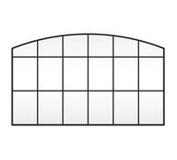 Meilleures Miroir mural | miroir déco pour salle de bain salon chambre ou dressing noir 100x60 cm arche fer - shop36376777