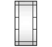 Meilleures Miroir mural | miroir déco pour salle de bain salon chambre ou dressing noir 30x60 cm rectangulaire fer - shop87669616