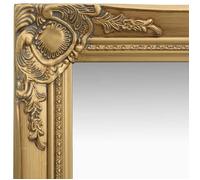 Meilleures Miroir mural | miroir déco pour salle de bain salon chambre ou dressing style baroque 40x40 cm Doré - shop41721440