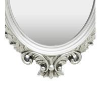 Meilleures Miroir mural | miroir déco pour salle de bain salon chambre ou dressing style château 56x76 cm Argenté - shop74358228
