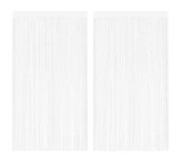 Meilleures Rideau fenêtre-Rideau en fils 2 pcs 100 Rideau en fils 2 pcs 100x250 cm Blanc 70367