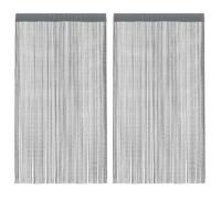 Meilleures Rideau fenêtre-Rideaux à fils 2 pcs anthracite 100x250 cm SSDC7425626