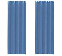 Meilleures Rideau fenêtre-Rideaux en voile avec œillets 2 pcs bleu royal SSDC4089760