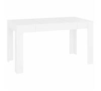 Meilleures Table à manger - 4 Personnes - Blanc 140x74,5x76 cm - bois d'ingénierie SSDC5370325