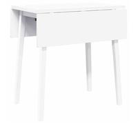 Meilleures Table à manger - 4 Personnes - blanc - bois massif et caoutchouc SSDC8478784