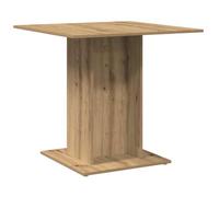 Meilleures Table à manger - 4 Personnes - chêne artisanal 80x80x75 cm - bois d'ingénierie SSDC2920212