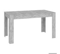 Meilleures Table de salle à manger - 4 Personnes - Gris béton 140x74,5x76 cm Aggloméré SSDC7907984