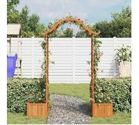 Meilleures Tonnelle/Pavillon/ Pergola de jardin - MODERNE Pergola de jardin avec jardinière Bois pin massif 38376