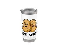 Meilleurs Spuds câlinant des amis mignons de pommes de terre Gobelet isotherme en acier inoxydable double paroi