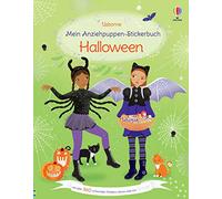 Mein Anziehpuppen-Stickerbuch: Halloween: Stickerheft mit über 360 Anzieh-Stickern, davon viele mit Glitzer - gruseliges Stickervergnügen ab 5 Jahren