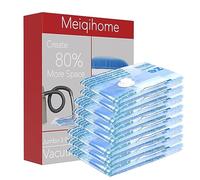 MEIQIHOME Lot de 10 Sacs Sous Vide Small pour Vêtements, Sacs Gain de Place Idéals pour le Voyage et Bagage Cabine