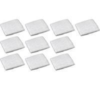 Meister 4170440 Lot de 10 films de protection en polyéthylène haute densité Transparent et étanche 5 x 4 m - 7 mµ
