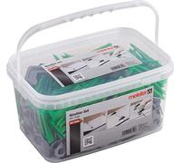 Meister 4423100 Système de nivellement pour carrelage de 7-15 mm d'épaisseur 351 pièces : clips, entretoises, pince de traction