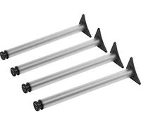 Meister 620219 Lot de 4 pieds de table en aluminium